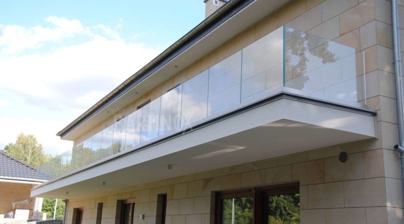 Balustrady szklane